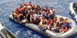 Immigrati in arrivo a Lampedusa, oggi