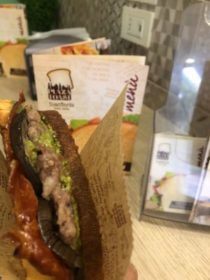 Plaza toast Acireale street food