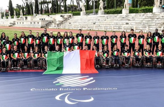 delegazione italiana alle Paralimpiadi di Tokio