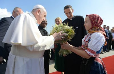 papa Francesco in Slovacchia