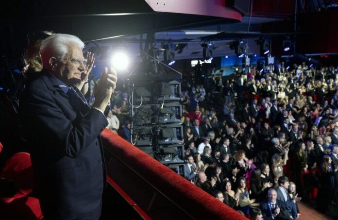 Mattarella al festival di Sanremo