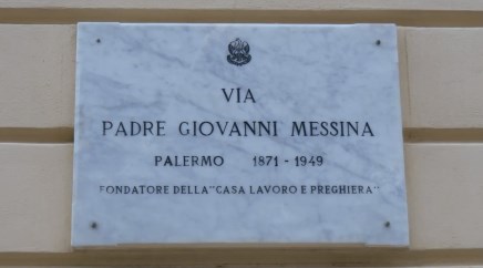 via dedicata a padre Giovanni Messina