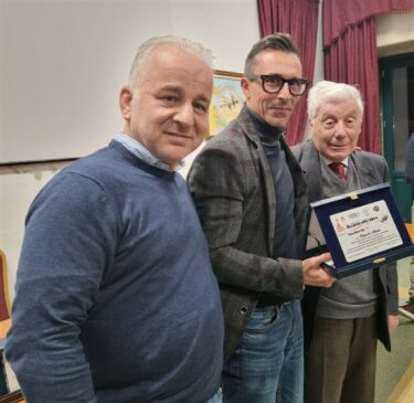 Uno dei premiati Pierpaolo Alderisi