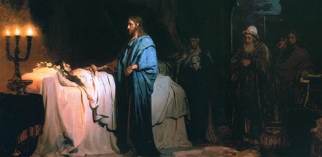 Gesù salva figlia di Giairo