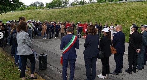 inaugurazione della panchina bianca in ricordo delle Vittime a San Donà di Piave