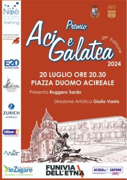 locandina premio Aci e Galatea