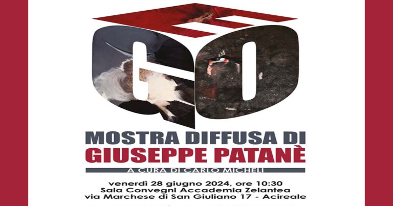 Cultura / Acireale ospita la mostra “Ego” di Giuseppe Patanè