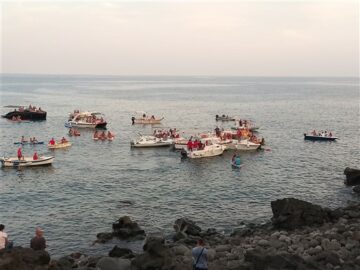 Santa Tecla, processione a mare