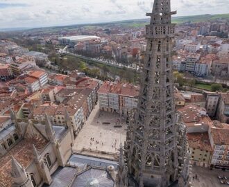 veduta dalla cattedrale di Burgos