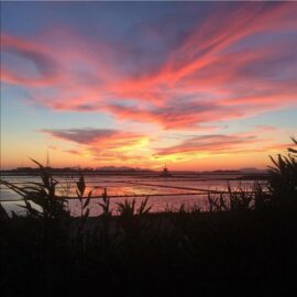 Saline di Marsala al tramonto