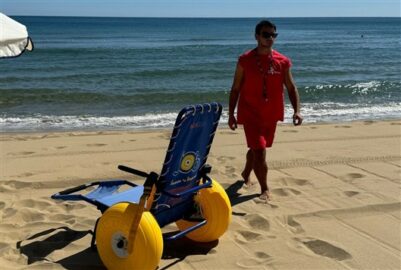 sedie per disabili al mare