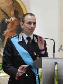 Capitano Domenico Rana in occasione della Virgo Fidelis