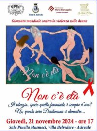 locandina Giornata violenza sulle donne