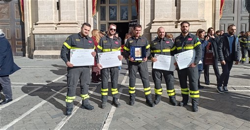 Ai vigili del fuoco di Acireale il premio Idria