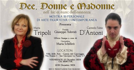 locandina mostra Dee donne e Madonne