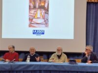 Presentazione libro Adam fecit tavolo dei relatori