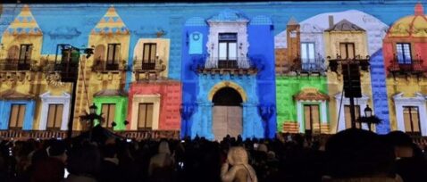 Acireale video mapping