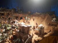 Un angolo del presepe di Franz Pilleri