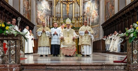 Acireale / Sebastiano Mauro ordinato diacono dal vescovo Raspanti