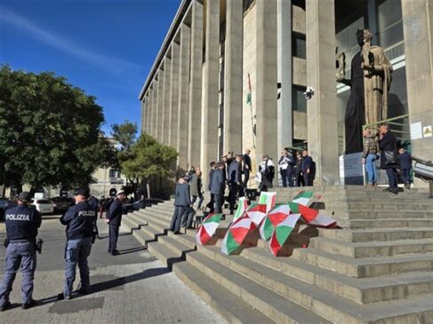 Protesta magistrati all'inaugurazione dell'Anno giudiziario